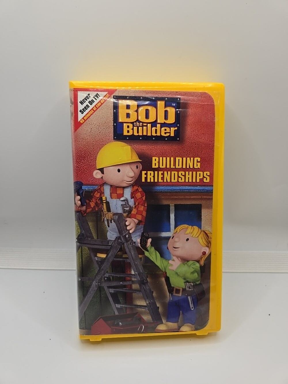 Bob The Builder - Building Friendships. Yellow Clamshell